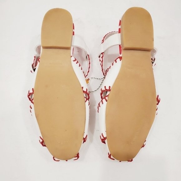 NEW Farm Rio White Palm Tree Sandals - Picture 7 of 8